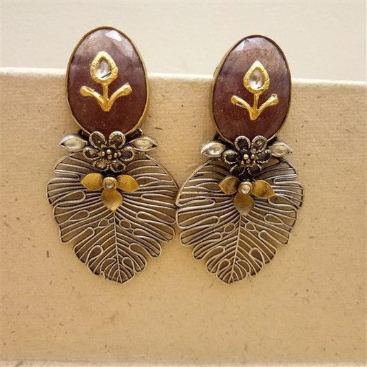 Peacock Feather Earring-0